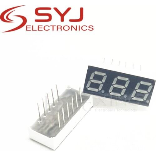 5pcs/lot Digital tube segment common Cathode Red 3 Bit digital Tube 0.36 inch 11 needles Red LED Display 3631AS