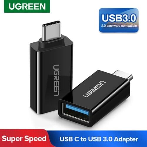 Ugreen USB C to USB 3.0 Adapter Type C Male to USB Female Converter For Xiaomi Samsung S20 Huawei P40 Macbook Type C OTG Cable