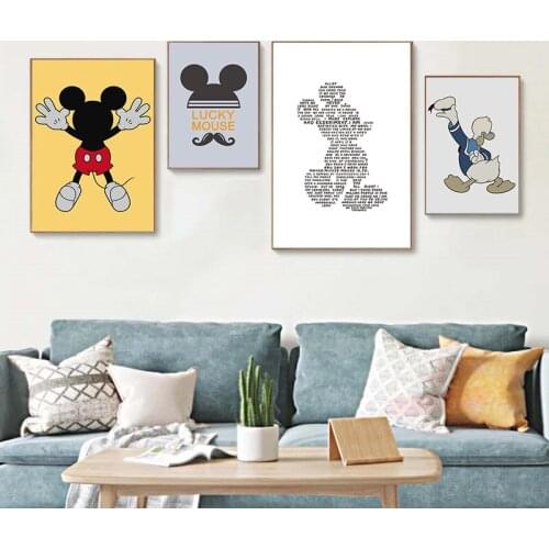 DIY 5D Diamond Painting Disney Winnie The Pooh Donald Duck Mickey Mouse Diamond Embroidery Picture Rhinestone Home Decor Gift