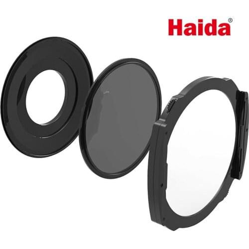Aluminum 150mm System M15 Filter Holder Kit for Fujifilm XF 8-16mm F2.8 R LM WR Lens with M15 Magnetic Circular Polarizer CPL