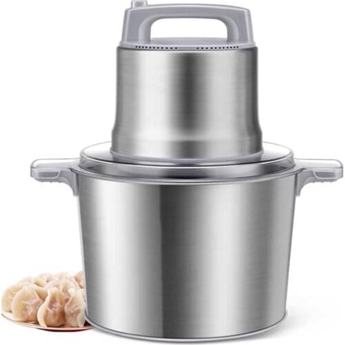 8L Household Meat Grinder Commercial Electric Stainless Steel Meat Mincer Multi-function Stuffing Chopped Vegetable Meat Mixer