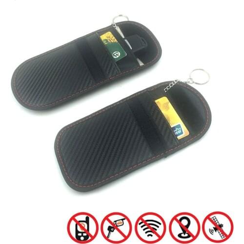 Car Key Signal Blocker Case Faraday Cage Fob Pouch Keyless RFID Blocking Bag