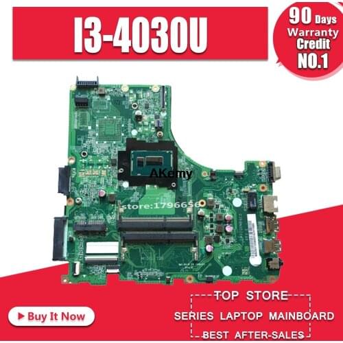For Acer V3-472 E5-471 E5-471G V3-472P Laptop motherboard DA0ZQ0MB6E0 with I3-4030U CPU Onboard 100% fully tested work perfect