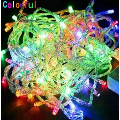 20M 200LED Christmas Fairy String Light Waterproof controller w/linkable Female&male connector Xmas Garden Garland tree-8 colors
