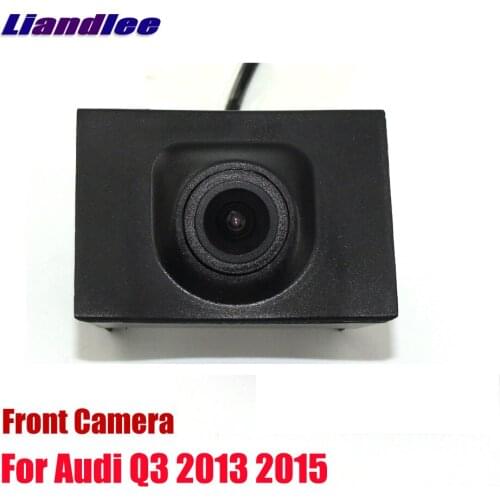 Liandlee AUTO CAM For Audi Q3 2013 2015 Front View Camera Logo Embedded ( Not Reverse Rear Parking Camera )