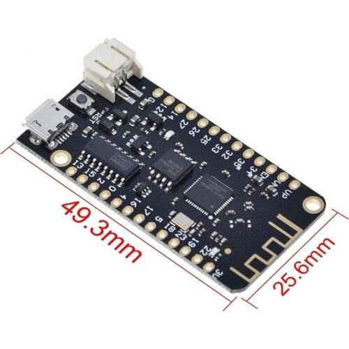 LOLIN32 Wifi Bluetooth Development Board Antenna ESP32 ESP-32 REV1 CH340 CH340G MicroPython Micro USB Lithium Battery Interface