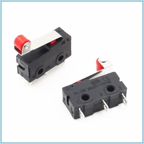 10 Pcs Mini Micro Limit Switch Roller Lever Arm SPDT Snap Action LOT