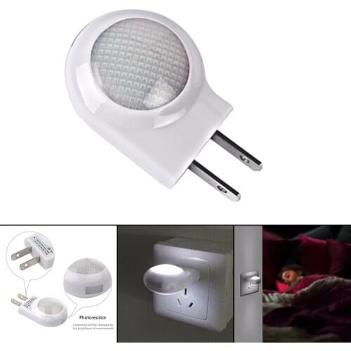 Mini LED Snail EU/US Plug Night light Auto Night Lamp Built-in Light Sensor Control Light Wall Lamp For Baby Kids Bedroom