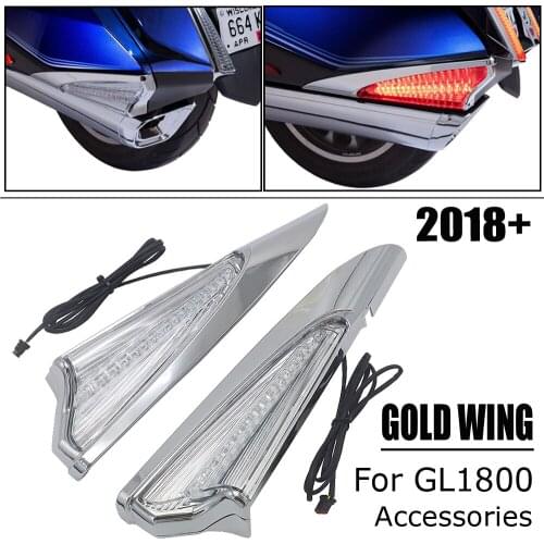 Motorbike Saddlebag Accent Swoop LED Lamp Case Without Turn Light Function For Honda Goldwing GL1800 & F6B 2018 2019 2020 2021