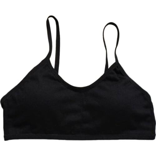 Soft Cotton Teen Girls Underwear Padded Bra Young Girls for Yoga Sports Bra