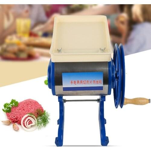 Meat Grinder Cutter Manual Block Meat Slicing Cutting Machine Small Household Hand-Cranked Meat Slicer Cutter