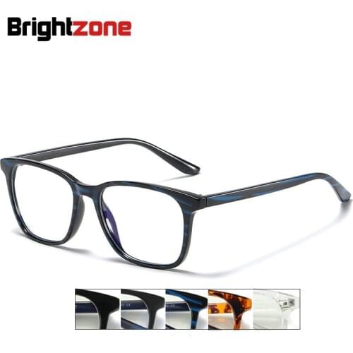 Brightzone 2020 Premium TR90 Anti Blue Ray Glasses Frame Mens Clear Eyeglasses Prescription Frame Computer Mobile Goggle Oculos