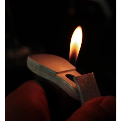 Mini Creative Canvas Shoes Lighter Metal Flame Butane Gas Cigarette Lighters Inflatable for Women Collection Home Decoration