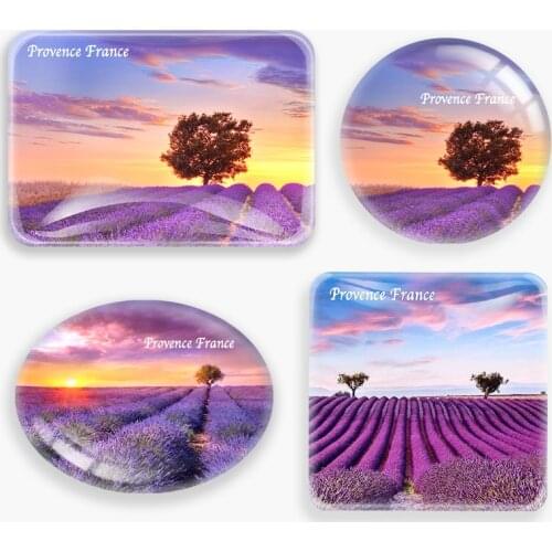 Provence France Scene Fridge Magnet World Tourist Souvenir glass Refrigerator Magnetic Stickers Home Decor gifts for friends