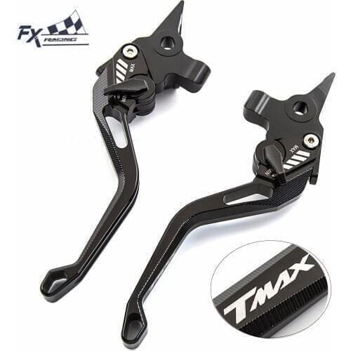 For Yamaha TMAX530 T max TMAX T-MAX 530 SX DX 2012-2016 2020 2019 2018 2017 CNC Motorcycle Adjustable Brake Clutch Lever + Grips