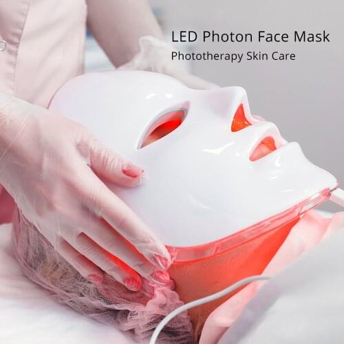 Home Use LED Photon Light Skin Rejuvenation Wrinkle Remove And Anti Acne Face Lifting Beauty Device