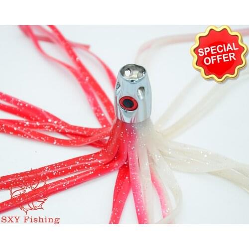 SXY FISHING D31 Metal Trolling Lure Weigth 2oz Metal sea fishing Trolling octopus lure Ship bait perfect swimming stroke