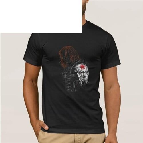 Tops Summer Cool Funny T-Shirt WINTER SOLDIER Brand Summer Mens T-shirt Cool Hot Fashion