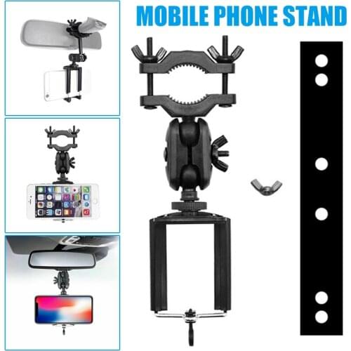 Universal Car Auto Rearview Mirror Fixing Bracket GPS Extension Bracket Rack Phone Holder CSL88