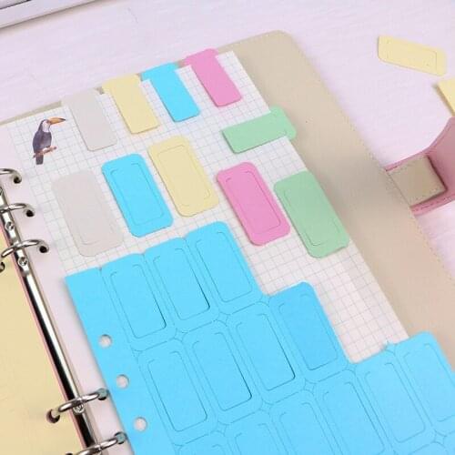 1 Set Bookmarks A5 A6 Notebook Filler Spiral Planner Index Divider 6 holes Loose Leaf Bookmarks Agenda Stationery Office