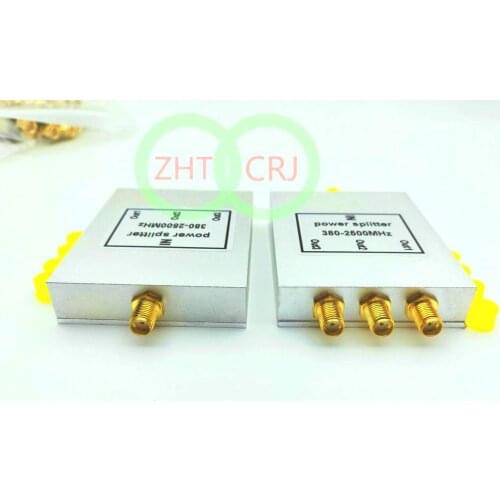 1pcs 3 way micro-strip power splitter 380-2500MHz SMA female adapter New
