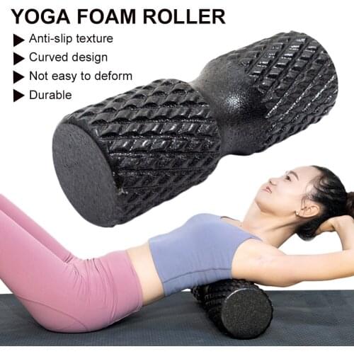 42cm EPP Diamond Fitness Yoga Column Foam Roller Pilates Gym Exercise Back Leg Arm Muscle Relaxer Massage Yoga Block Accessories