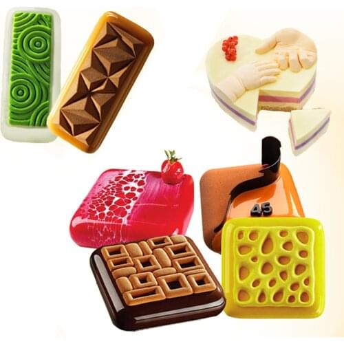 Meibum 28 Types Party Mousse Dessert Baking Mould Non-Stick Silicone Cake Mold Pastry Pan Kitchen Bakeware Decorating Tools