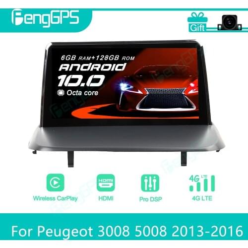 For Peugeot 3008 5008 2013 - 2016 Android Car Radio Stereo Autoradio 2Din Multimedia Player GPS Navi unit Touch Screen Display