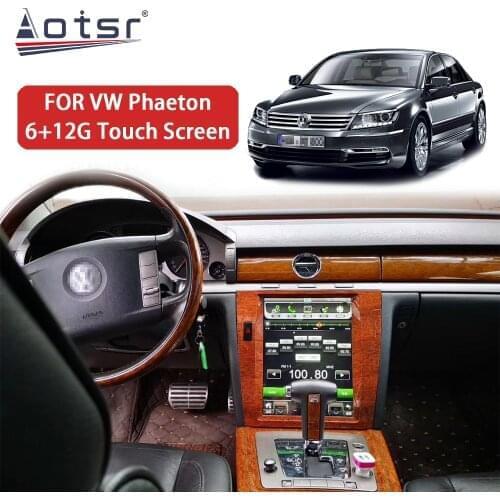 6+12G Android 10 Tesla style Car dvd player Navigation For Volkswagen Phaeton 2003-2013 Multimedia Player Radio HD Carplay