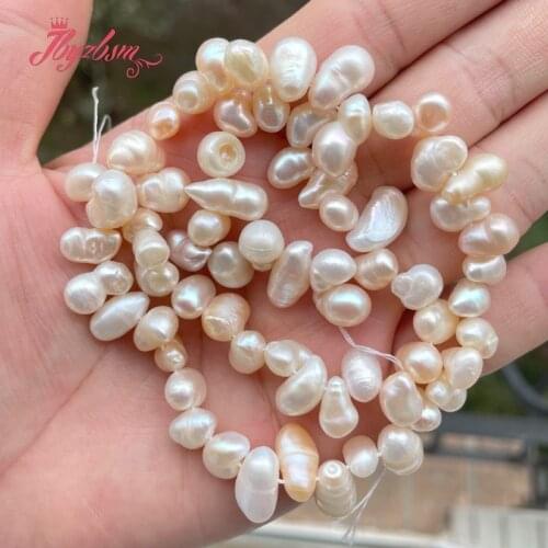 5x7-7x10mm Multicolor Freeform Freshwater Pearl Natural Stone Beads For DIY Necklace Bracelet Jewelry Making 14.5"Free Shipping