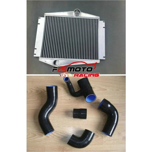 Aluminum Turbo Intercooler & BOOST PIPE Silicone Hose For Volvo 850 Series Volvo S70 V70 C70 P80/LS/LW T-5/T-5R R GLT 2.3L 2.4L