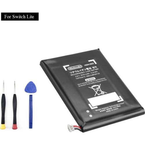 HDH-003 battery Replacement Repair For Ninten Nintendo Switch Lite Game Player 3.8v 3570mah Rechargeable Batteries