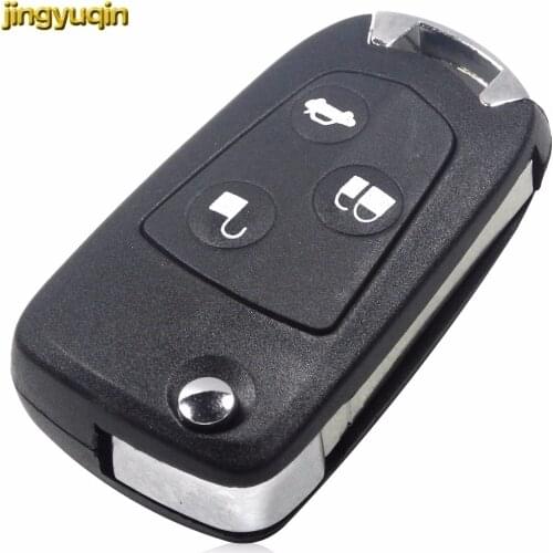 Jingyuqin Remote 3 Buttons Modified Folding Flid Car Key Fob Shell Styling Cover Case For Ford Focus Mondeo Fiesta