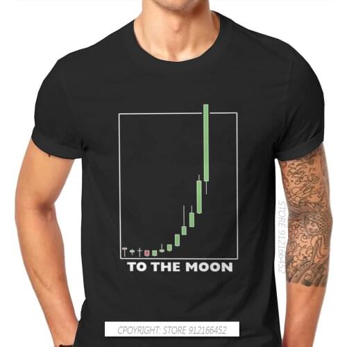 To The Moon Classic Wallstreetbets Stock Option Trading T Shirt Classic Graphic Big Size TShirt Big Sales Men