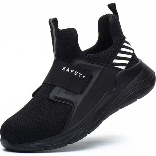 Unisex Fashion Light Work Safety Shoes Mens Boots non-slip Men Sneakers Puncture-Proof Indestructible Shoes with Steel Toe Shoes