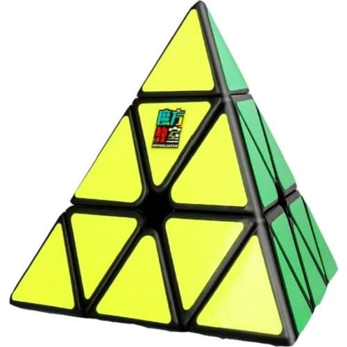 MoYu 3x3x3 Triangle Cubing Classroom Meilong 3x3 Pyramid Cube Stickerless Magic Speed Professional Puzzle Education Toys For kid