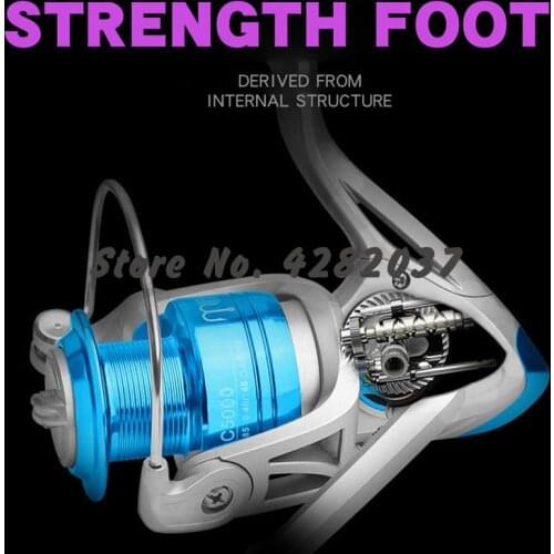 2020 New Carp Fly Fishing Reel 5kg Max Drag 1000-6000 Series Zinc Alloy Spinning Baitcasting Reel Saltwater Fishing Accessories