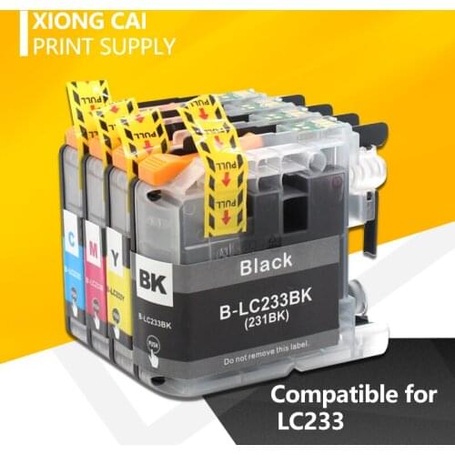 2020 NEW Compatible For LC231 LC233 ink cartridges For Brother DCP-J4120DW MFC-J4620DW MFC-J5320DW MFC-J5720DW printer