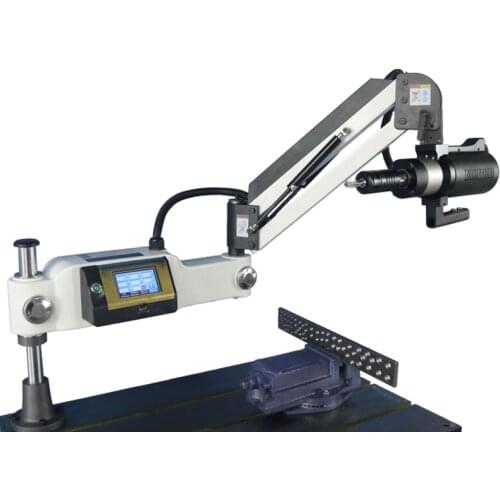 M6-M36 Touch Screen Universal Tapping Tool Servo Motor Electric Automatic Horizontal Table Type Working Taps Threading Machine