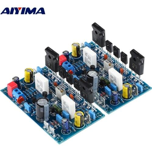 AIYIMA 1Pair Power Amplifier Board 100Wx2 Amplificador IRF240 FET Class A Power Amplifier Audio Board Amp For Home Sound Theater