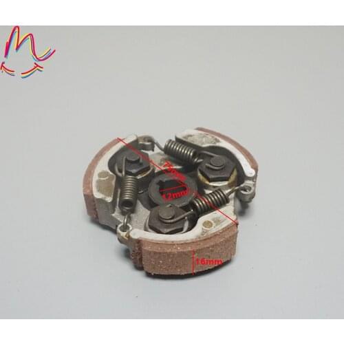Clutch Pad with 3 Springs Replacement Fit for 2 Stroke 47cc 49cc Mini Pocket Dirt Bike Quad ATV Mini Quad