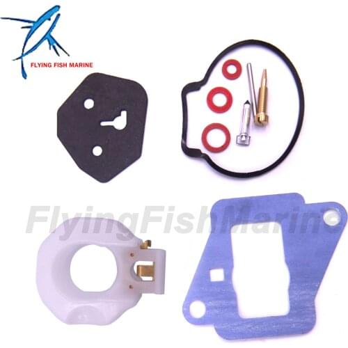 Outboard Engine 6E7-W0093-01 6E7-W0093-02 6E7-W0093-03 6E7-W0093-04 Carburetor Repair Kit for Yamaha Boat Motor 9.9HP 15HP, Sier