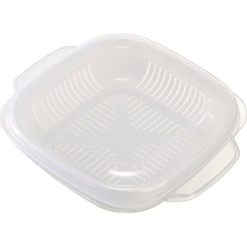 Fresh-keeping Frozen Rice Box Portable Non-toxic Distributed Box Vegetable Fruit Storage Basket Kitchen Drainer Bento Fabulous