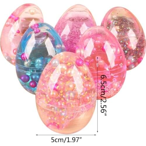 Hand Squeeze DIY Putty Toy Vent Ball Toys Miniature Novelty Toys Boys Girls Easter Gift Game Easter Slime Egg Toy