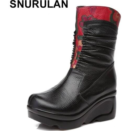 SNURULAN Women's High Boots