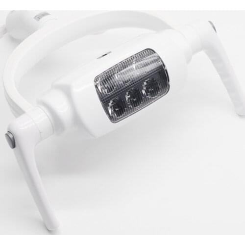 Dentist Lab LED Lamp Shadowless 6 Bulbs Oral Light for Dental Unit With Sensor Manual Switch