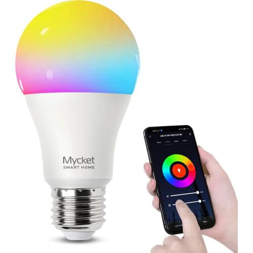 Tuya Smart Light Lamp Wifi 9W RGB LED Bulb E27 220V APP Voice Control Compatible Alexa Google Home