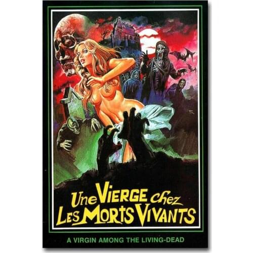 029 A Virgin Among the Living Dead Horror Movie Wall Silk Cloth Poster Art Decoration Gift