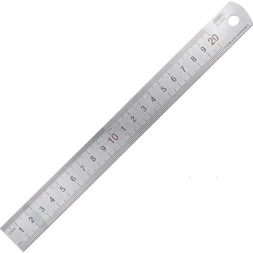 1PC 20cm High-quality Measuring Straight Tool Promotional Gift Stationery Student Prize Stainless Steel Student Art Office Ruler