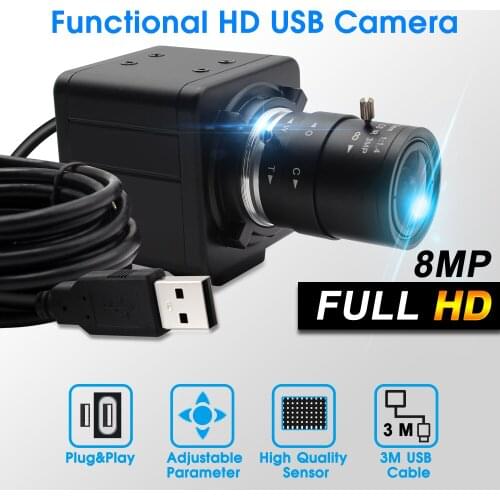 8.0MP HD Digital Industry USB CS-mount Microscope Camera Mini Free Driver with high speed usb 2.0 interface
